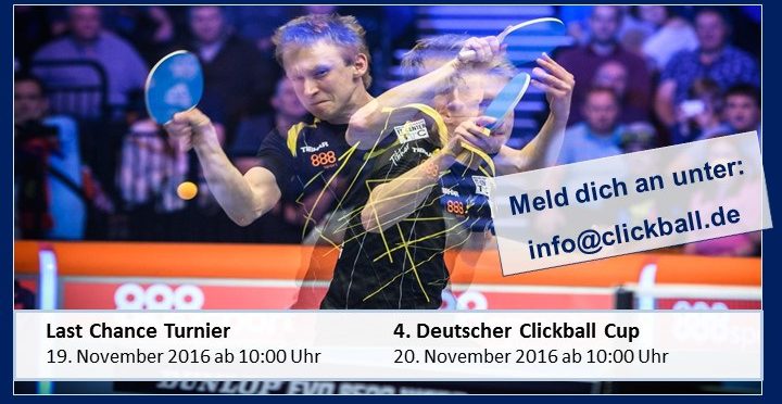 TTZ Sponeta unterstützt dt. Clickball-Bewegung