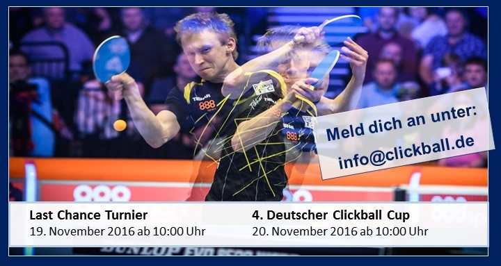 TTZ Sponeta unterstützt dt. Clickball-Bewegung