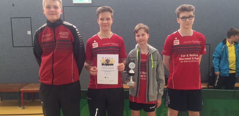 Gleich zwei Titel für das TTZ Sponeta Erfurt