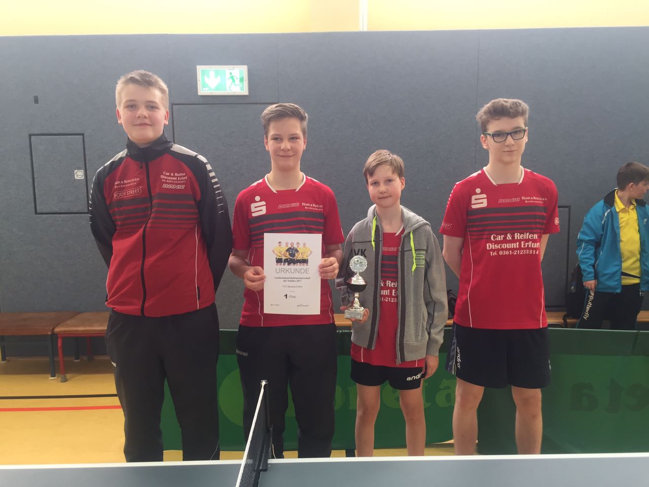 Gleich zwei Titel für das TTZ Sponeta Erfurt